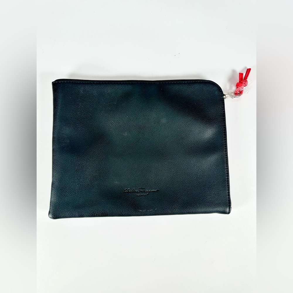 Salvatore Ferragamo Leather Clutch,Toiletry Bag Unisex